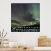 Römer 12:2 Segen für Inspiration-Bibel-Verse Poster (Küche)