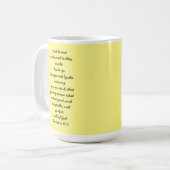 Römer 12:2 Tasse (Vorderseite Links)