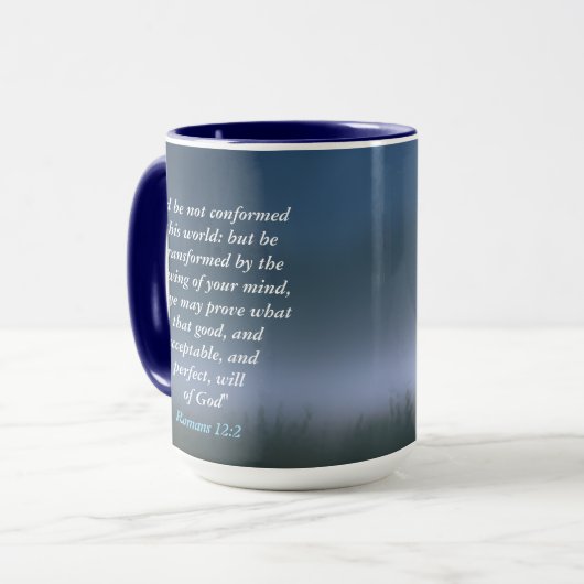 Römer 12:2 tasse (Vorderseite Links)