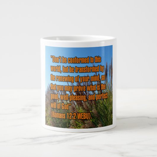 Römer 12:2 WEBU Tasse (Vorderseite)
