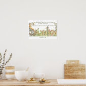 Römer 13:11 Erlösung Poster (Küche)
