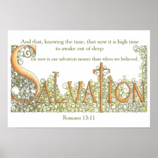 Römer 13:11 Erlösung Poster