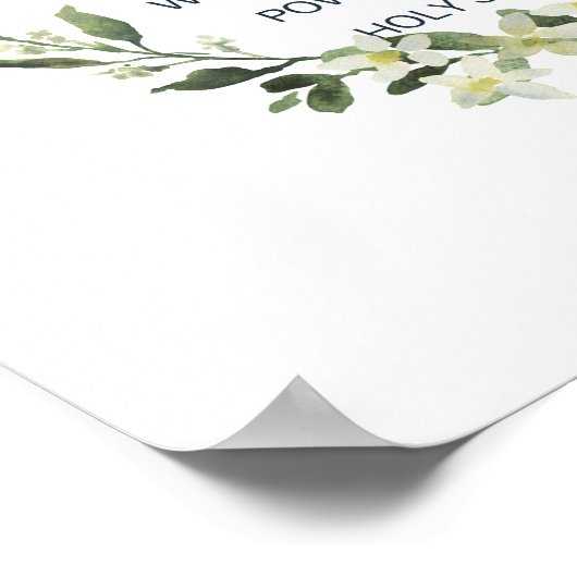 Römer 15:13, Bible Verswand Art Poster (Ecke)