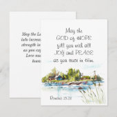 Römer 15:13 Christliche Flachkarte Gottes der Hoff (Vorne/Hinten)