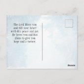 Römer 15:13 Der Gott der Hoffnung Postkarte (Rückseite)