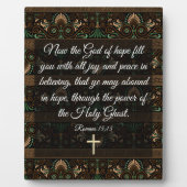 Römer 15:13 fotoplatte (Vorderseite)