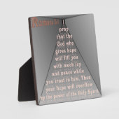 Römer 15:13 fotoplatte (Vorderseite)