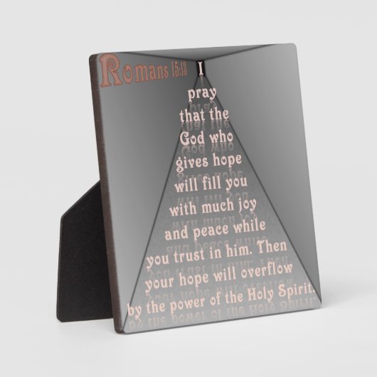 Römer 15:13 fotoplatte (Vorderseite)