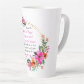 Römer 15:13 - Gott der Hoffnung Bibelverse Milchtasse (Rechte Ecke)