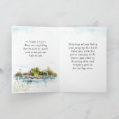 Römer 15:13 Gott der Hoffnung Christliches Verse Karte (Innenseite)