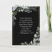 Römer 15:13 Gott der Hoffnung Christliches Verse Karte (Rückseite)