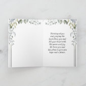 Römer 15:13 Gott der Hoffnung Christliches Verse Karte (Innenseite)