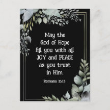 Römer 15:13 Gott der Hoffnung Christliches Verse