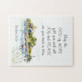 Römer 15:13 Gott der Hoffnung Christliches Verse Puzzle (Horizontal)