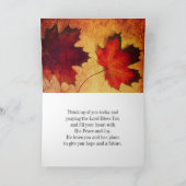 Römer 15:13 Gott der Hoffnung Herbstleaves Karte (Innenseite)