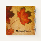 Römer 15:13 Gott der Hoffnung Herbstleaves Notizblock (Rückseite)