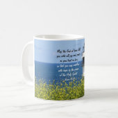 Römer 15:13 Gott der Hoffnung, Leuchtturm Kaffeetasse (Vorderseite Links)