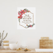 Römer 15:13 Gott der Hoffnung Poster (Küche)