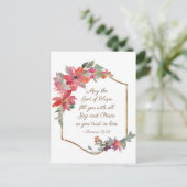 Römer 15:13 Gott der Hoffnung, Weihnachten Postkarte (Stehend Vorderseite)