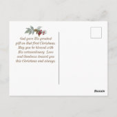 Römer 15:13 Gott der Hoffnung, Weihnachten Postkarte (Rückseite)