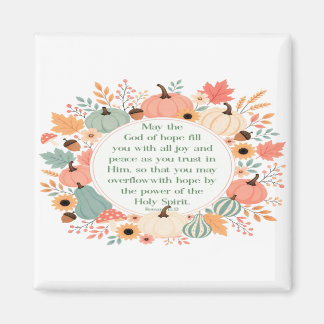 Römer 15:13 Herbst  Magnet