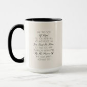Römer 15:13 Hoffnung Bibelvers Tasse (Links)