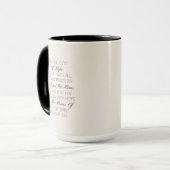 Römer 15:13 Hoffnung Bibelvers Tasse (Vorderseite Links)