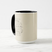 Römer 15:13 Hoffnung Bibelvers Tasse (Vorderseite Links)