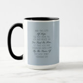 Römer 15:13 Hoffnung Bibelvers Tasse (Links)