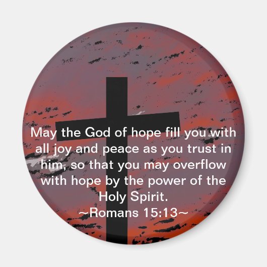 Römer 15:13 magnet (Vorne)