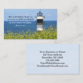 Römer 15:13 Mai Gott der Hoffnung, Leuchtturm Visitenkarte (Vorne/Hinten)