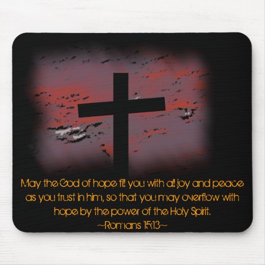 Römer 15:13 mousepad (Vorne)