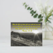 Römer 15:13, Sunrise Postcard Postkarte (Stehend Vorderseite)