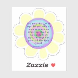 Römer 15:13 Vinyl-Aufkleber nach Maß geschnitten Aufkleber