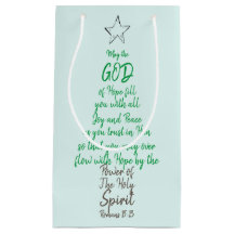 Römer 15:13 Weihnachtskarte Gott hoffen Freude & F
