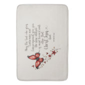 Römer 15:5 Bibelverse Bild Badematte (Vorderseite Vertikal)