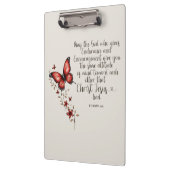 Römer 15:5 Bibelverse Bild Klemmbrett (Links)