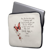 Römer 15:5 Bibelverse Bild Laptopschutzhülle (Vorderseite Links)