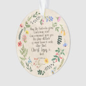 Römer 15:5 Bibelverse Bild Ornament (Vorderseite)