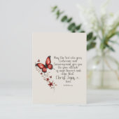 Römer 15:5 Bibelverse Bild Postkarte (Stehend Vorderseite)