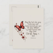 Römer 15:5 Bibelverse Bild Postkarte (Vorne/Hinten)