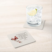 Römer 15:5 Bibelverse Bild Rechteckiger Pappuntersetzer (Vor Ort)