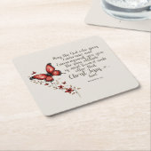 Römer 15:5 Bibelverse Bild Rechteckiger Pappuntersetzer (angewinkelt)