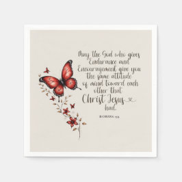 Römer 15:5 Bibelverse Bild Serviette