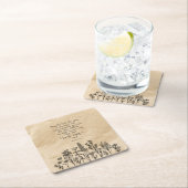 Römer 15:5 Bibelverse Papier Napkins Rechteckiger Pappuntersetzer (Vor Ort)