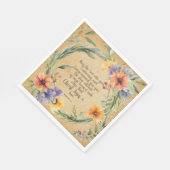 Römer 15:5 Bibelverse Papier Napkins Serviette (Ecke)