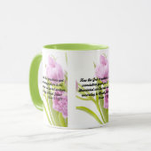 Römer 15:5 KJV Bibelschrift Pic Two-Tone Tasse (Vorderseite Links)
