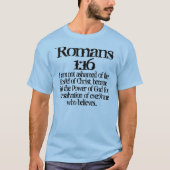 Römer 1:16 T-Shirt (Vorderseite)