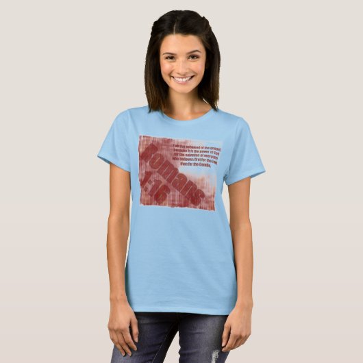 Römer 1:16 T-Shirt (Vorne ganz)