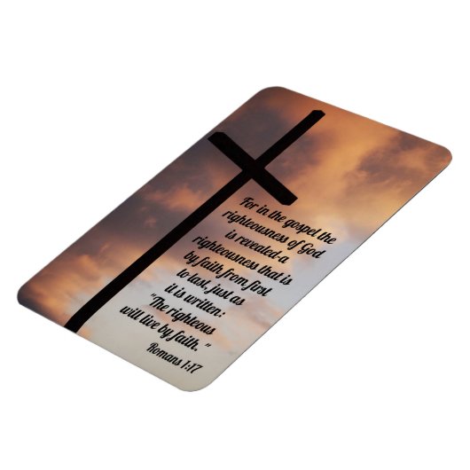 Römer 1:17 magnet (Linke Seite)